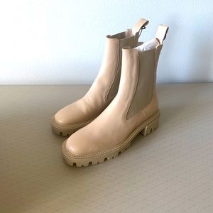 Zara Lug Sole Chunky Ankle Boot NWT